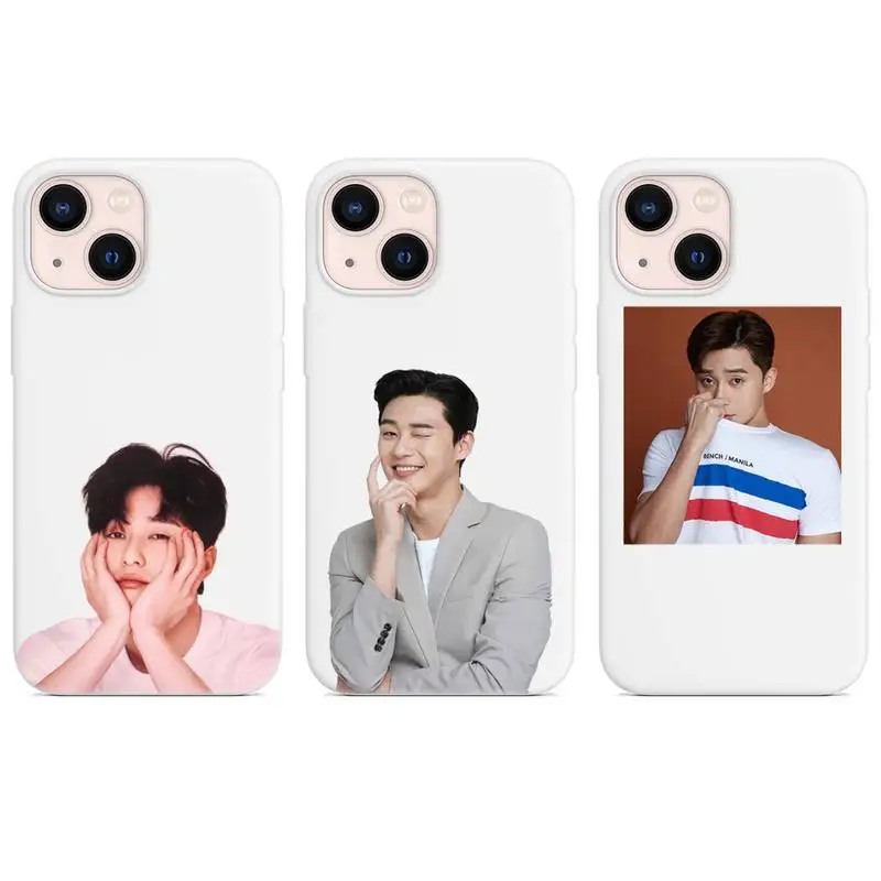 

Park Seo Joon actor Phone Case Candy Color for iPhone 6 7 8 11 12 13 s mini pro X XS XR MAX Plus