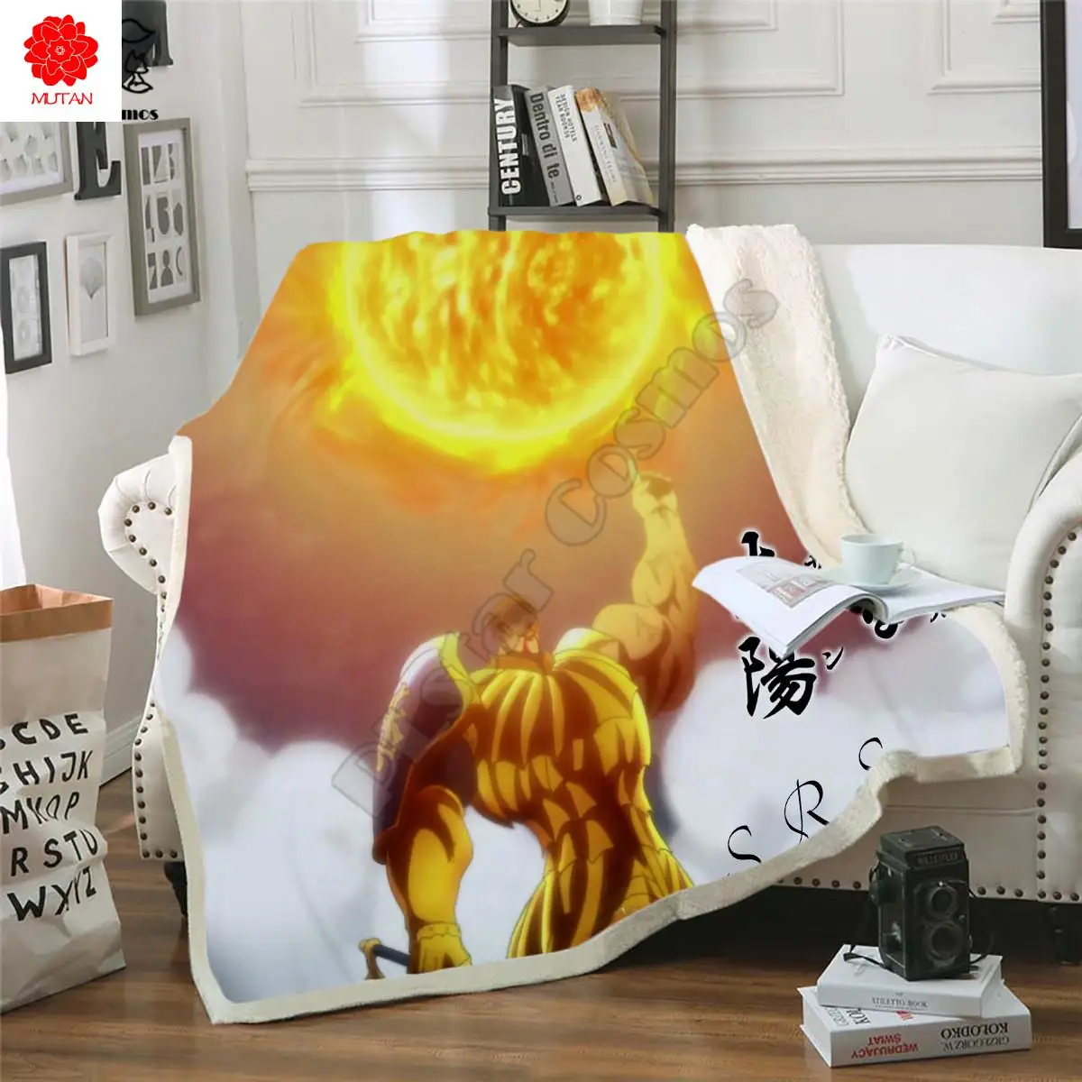 

The seven deadly sins patternFleece Blanket 3D full printed Wearable Blanket Adults/kids Fleece Blanket drop shippng style -2