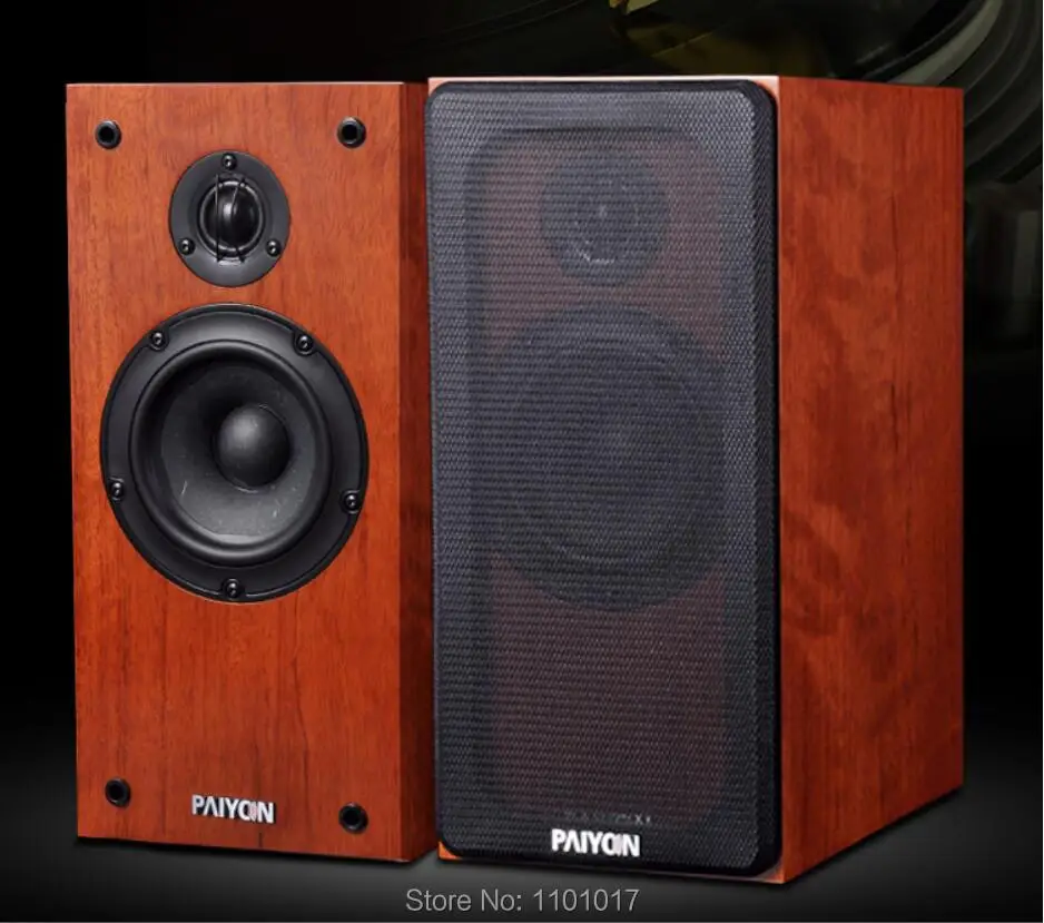 

PAIYON P6 Passive Bookshelf PEERLESS Speakers HIFI EXQUIS Two-way 60W VIFA Speaker
