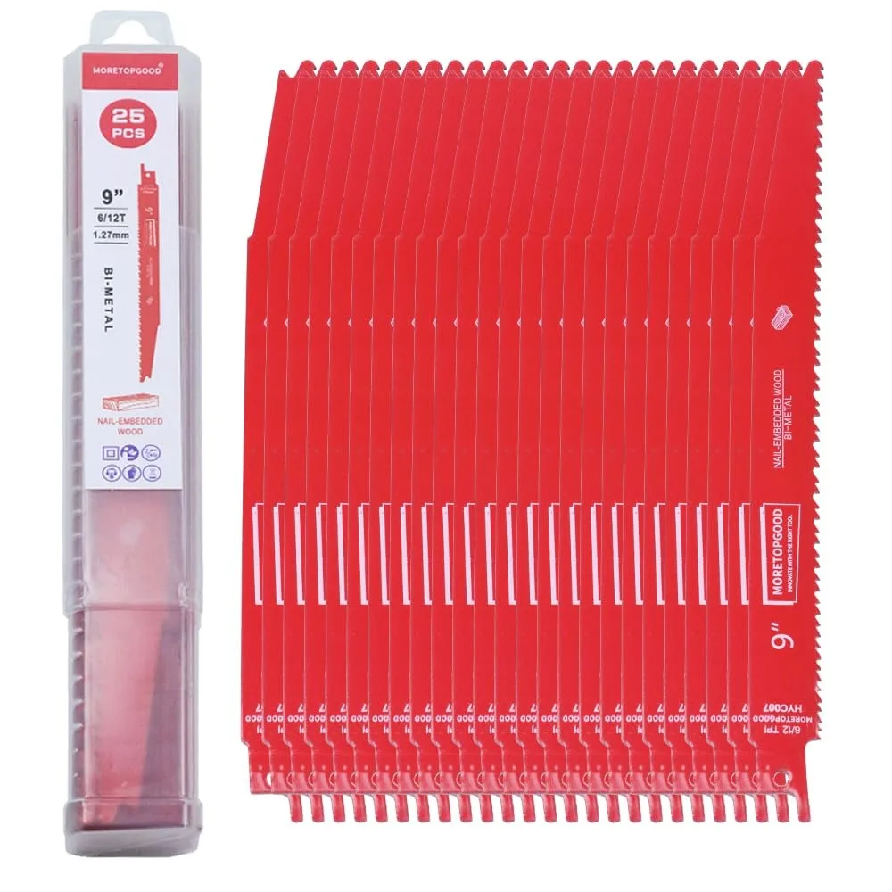 

Лезвие для сабельной пилы 6/12 TPI, 6 дюймов, 10 упаковок