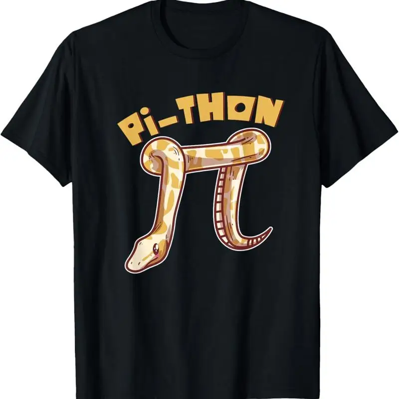 Фото Футболка Pi Thon Ball Python Boa Pet Snake Animal Reptile Math №1