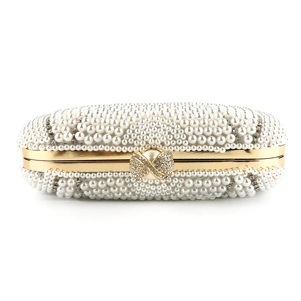 Сшитое вручную банкетное платье с жемчужной дизайнерской сумкой женские