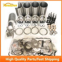 4tne106 cylinder piston 123901 22080 ring valve gasket kit bearing bush for yanmar engine overhaul parts kit