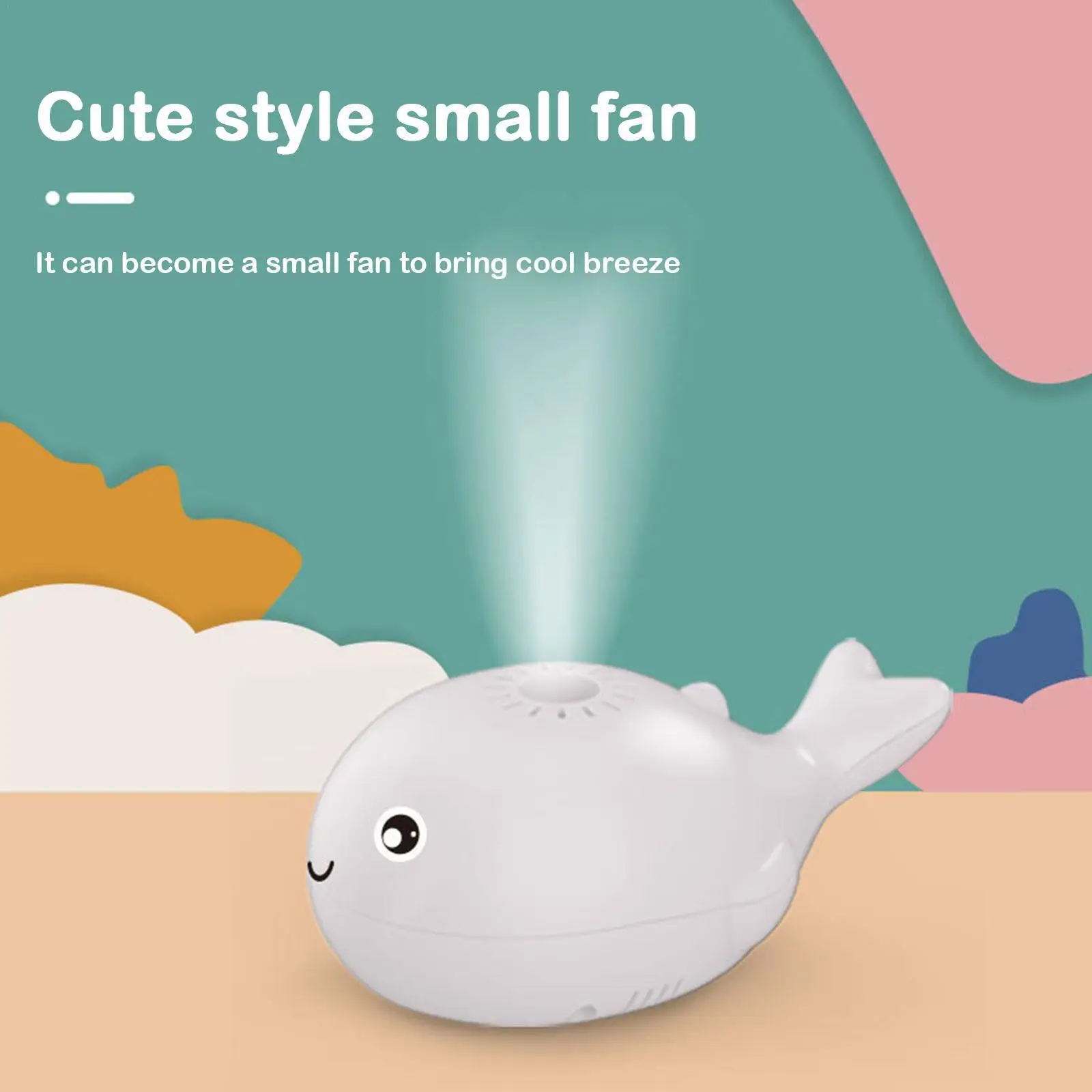 

Whale Suspended Ball Blowing Toy Creative Fun Ocean Little Whale Electric Fan Floating Balls Toys For Children Puzzle Toy Gifts
