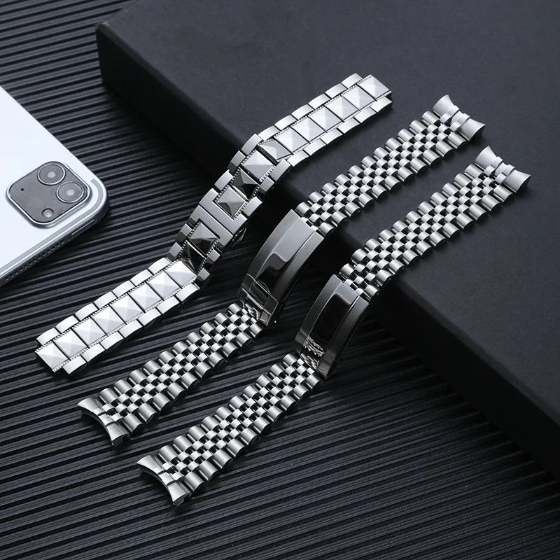 316L Stainless Steel Bracelet Men Luxury Watch Band for Rolex Oyster Perpetual Datejust DAYTONA SUBMARINER Strap 20mm