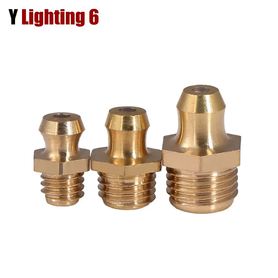 

M6 M8 M10 M14 M16 Brass Nozzle Nozzle Head Oil Cup Nozzle Oil Gun Oil Nozzle Grease Gun Head Straight Nozzle