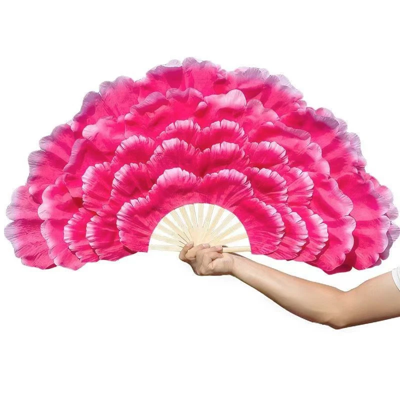 

Dance Fan Chinese Peony Dance Hand Fan Square Dance Fan Ventagli Matrimonio Performance Props Abanico Para Boda Abanico De Mano