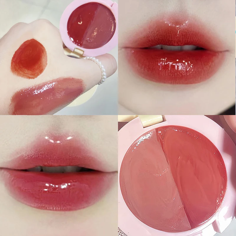 

Waterproof Jelly Lipstick Cream Mirror Water Lipstick Long Lasting Moisturising Non-stick Cup Lipsticks Korean Makeup Cosmetics
