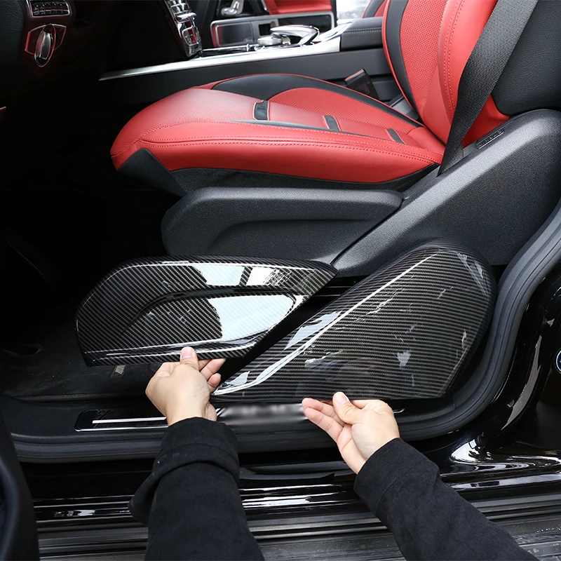 

For Mercedes Benz G Class W463 2019 -2020 Abs Car Seat Side Decoration Panel Cover Trim Car Styling Car Interior Accessories