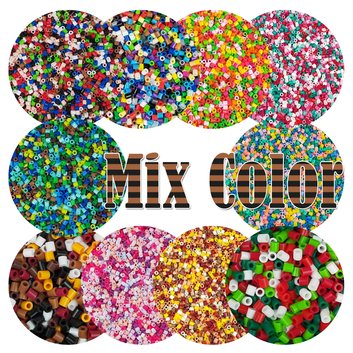 5 мм железные бусины 4000 шт. пикселей пазл разные цвета для детей Hama сделай сам