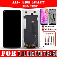original lcd for tcl 10l 10 lite t770h t770b 4187u display premium quality touch screen replacement parts mobile phones repair