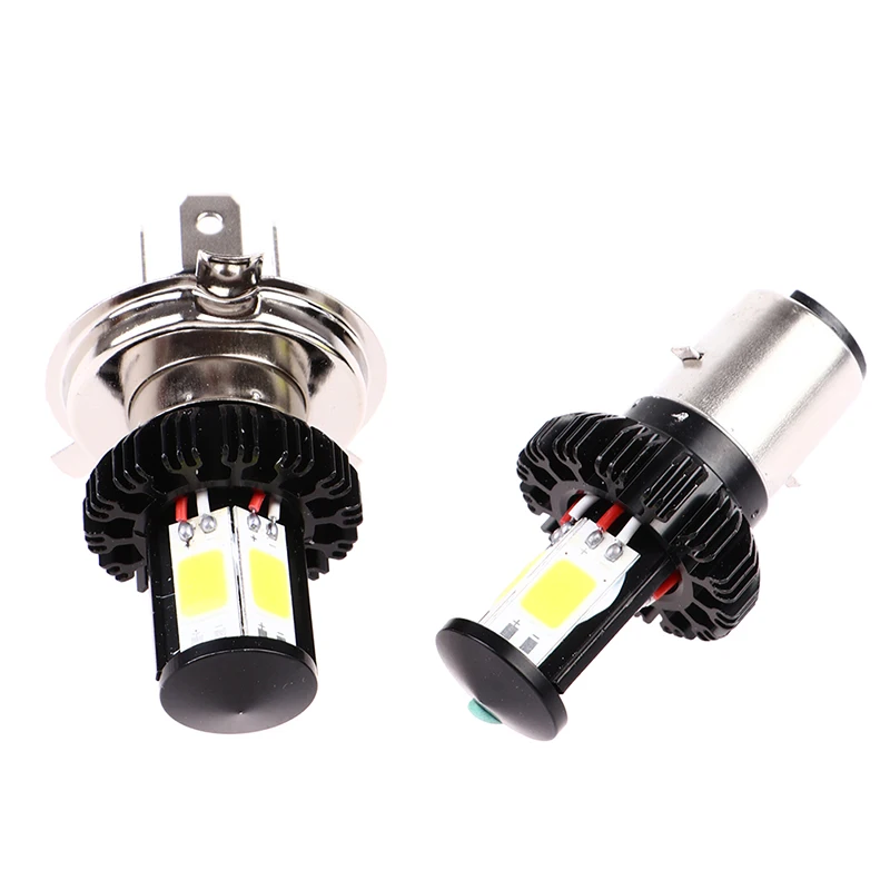 

Motorcycle Headlight LED BA20D H6 H4 Bulbs High Low Beam Moto Motorbike Lamp