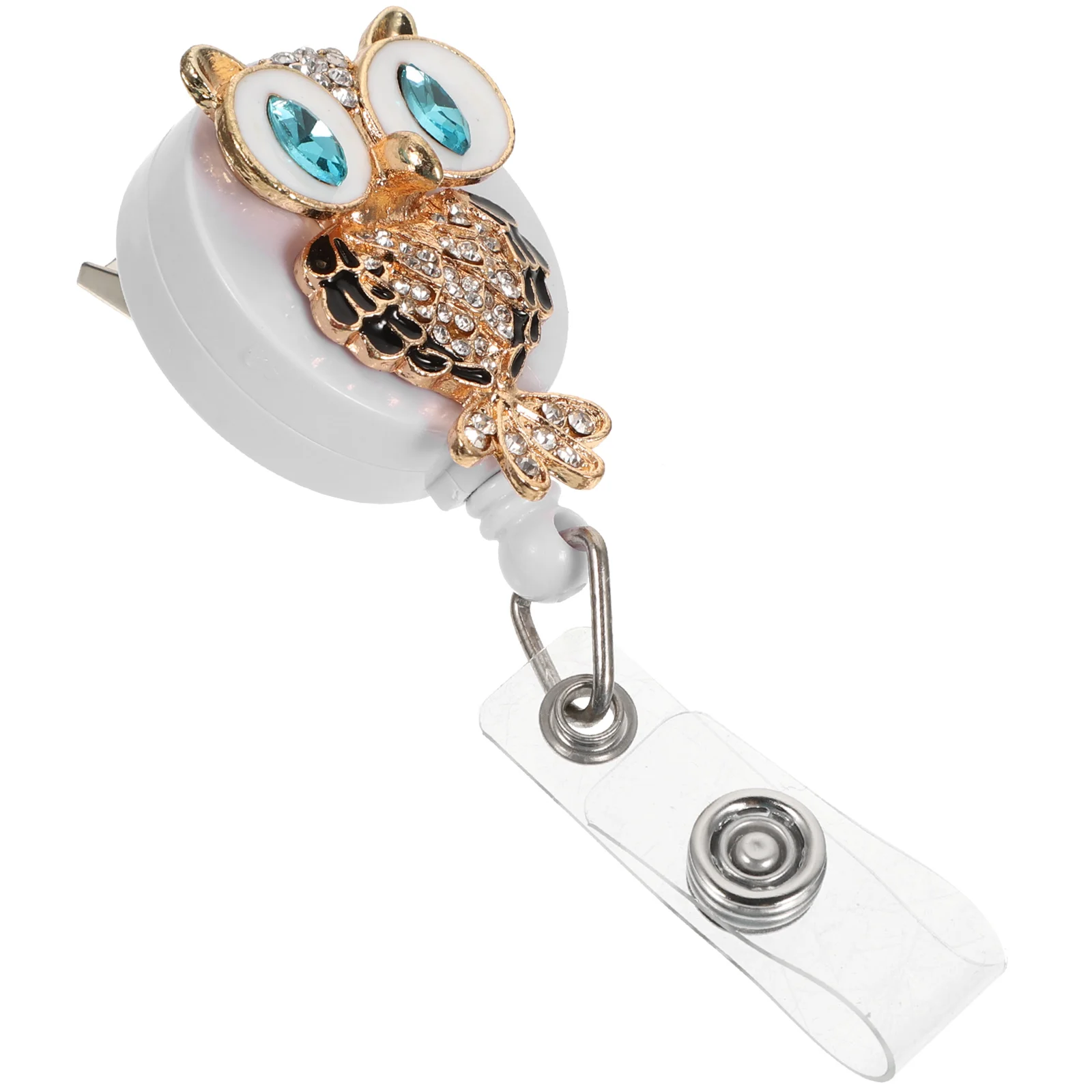 

Reels Alligator Clips ID Buckle Rhinestone Accessories Retractable Badge Buckles