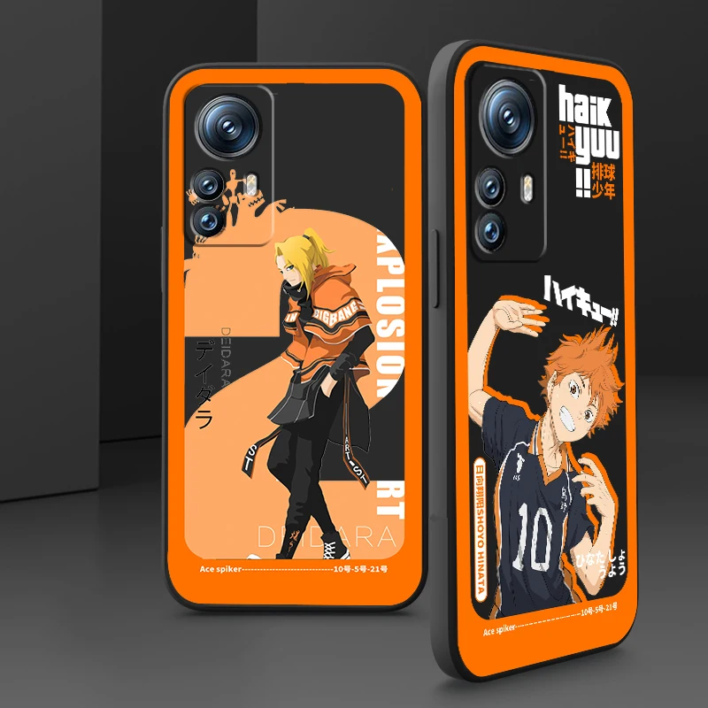 

Phone Case For Xiaomi Mi 12S 12 12X 11i 11T 11 10 10S 10T 9 Pro Lite Ultra 5G TPU Japanese Anime Volleyball Liquid Rope Cover