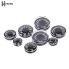 1 шт для изготовления круглых пластиковых мини термометр мини дух круговой термограф Цельсия Hydrothermograph Диаметр 15202527 мм