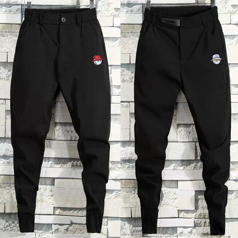Spring Autumn Men's Golf Pants High Quality Elasticity Fashion Casual Breathable J Lindeberg Trousers Horse Malbon Golf Clothing