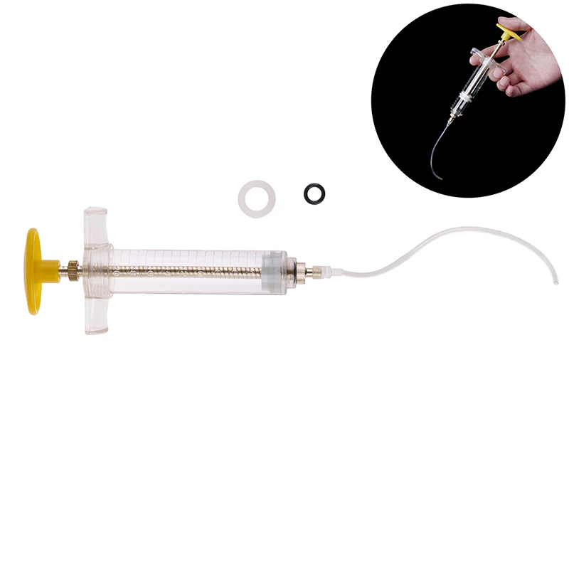 

20ML Luer Lock Syringe - Plastic Syringe Veterinary Syringe Feeder Luer Lock Reusable Livestock Supplies