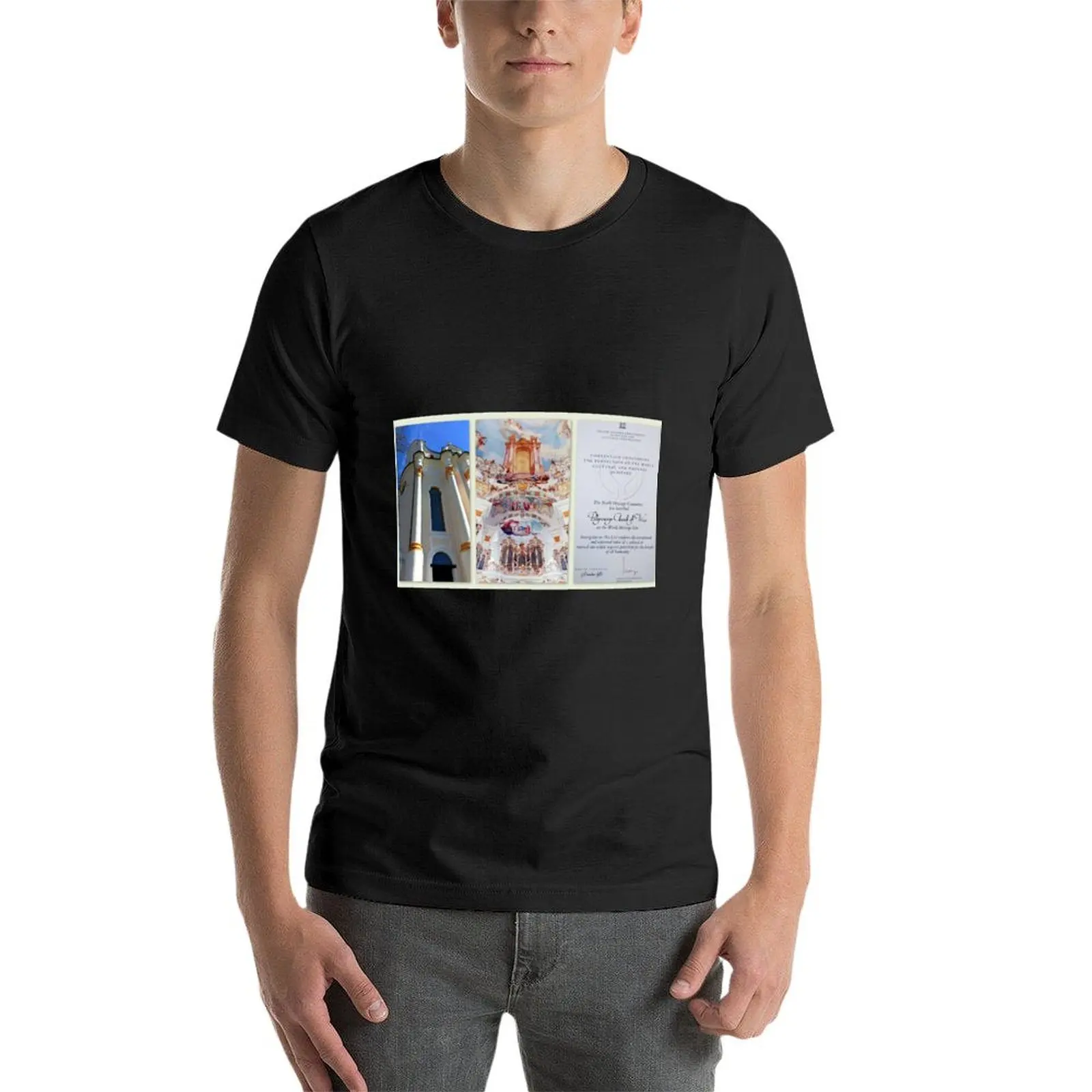 Футболка для паломничества церковь Wies спортивная одежда фанатов из хлопка