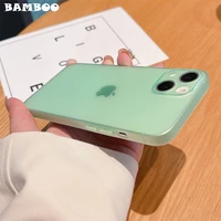 ultra thin soft tpu frosted translucent phone case for iphone 13 12 mini 11 pro max 8 7 plus se 2 3 camera protection cover capa