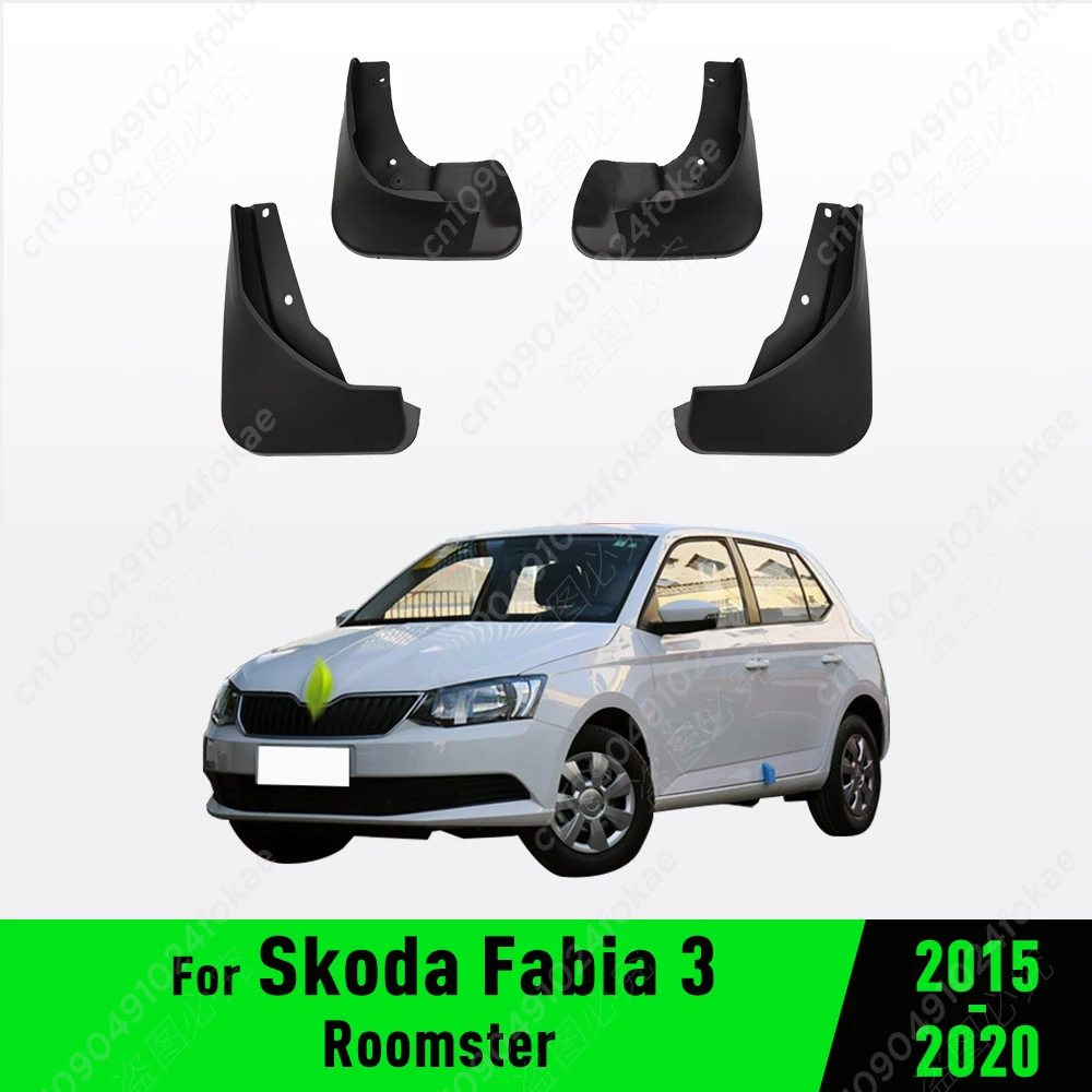 

Для Skoda Fabia Mk3 2015 2016 2017 2018 2019 2020 брызговики на крыло брызговики брызговики автомобильные аксессуары