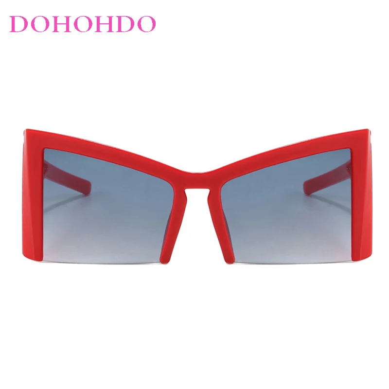 DOHOHDO большие солнцезащитные очки кошачий глаз женские тенденции люксовый бренд