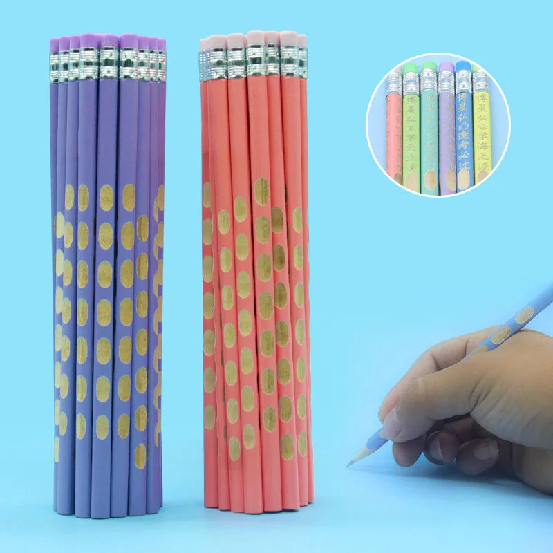 S Student Supplies Drawing Stationery With Eraser Children's Gifts Macaroon Color Pencils