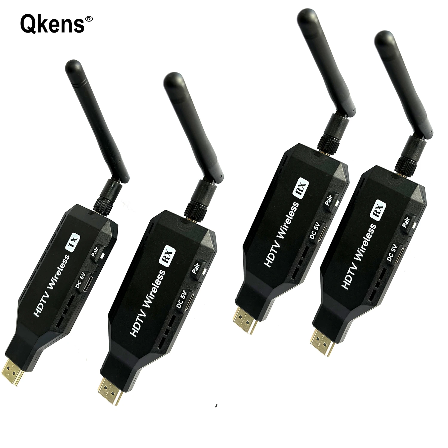 Фото Беспроводной HDMI-удлинитель для совместной работы с экраном на конференциях, 50 м, 1080P, для подключения DVD, ПК, камеры, ноутбука к телевизору, монитору, проектору №3