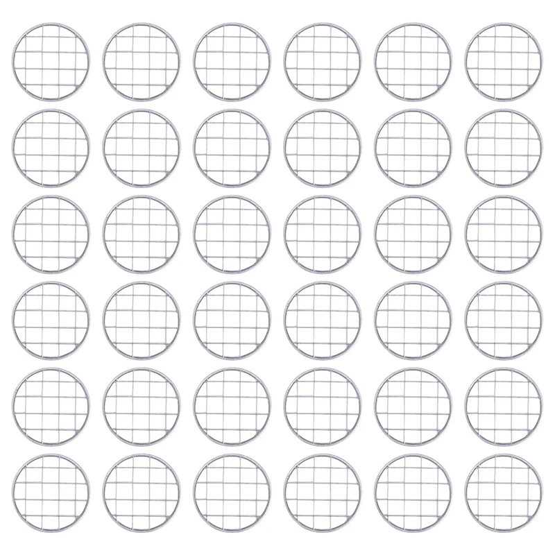 

SEWS-30 Pieces Flower Mason Jar Flower Lid Floral Frog Vase Insert Canning Jar Insert Mason Jar Lid With Square Grids,70Mm