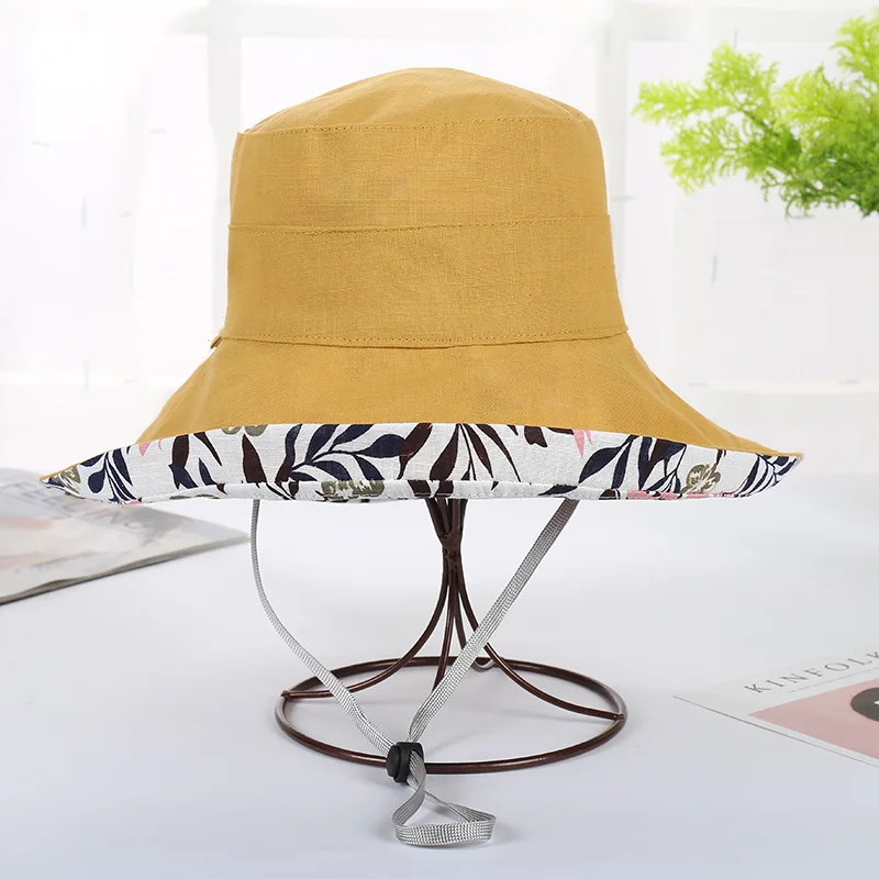 

Japanese Embroidered Basin Hat New Literary Girl Fisherman Hat Spring And Summer Men's And Women's Korean Outdoor Double-sided