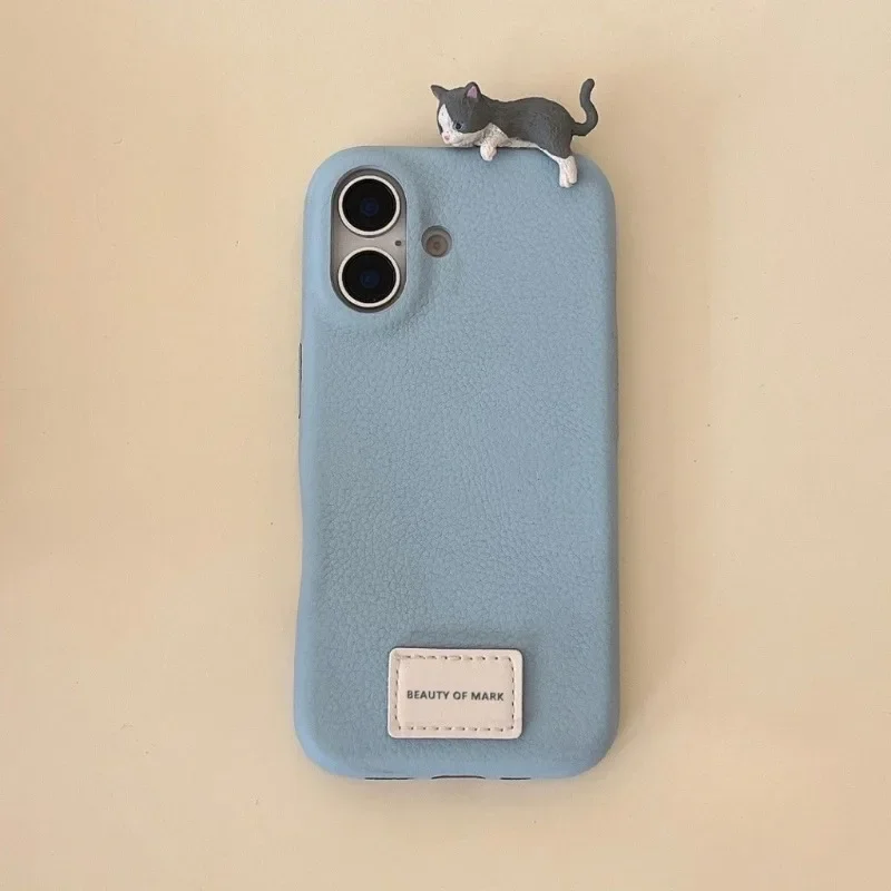 Фото Милый корейский чехол для телефона с котом для Honor X9A X9B 200 100 90 Lite 80 70 60 50 Pro SE X50 GT X40 X40i Magic 6 5 Lite, кожаный чехол №4