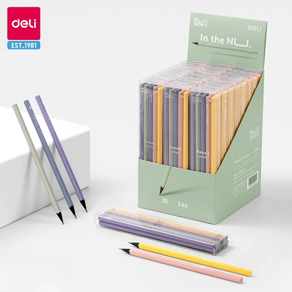 10 шт./набор детские деревянные Графитовые карандаши 2B HB