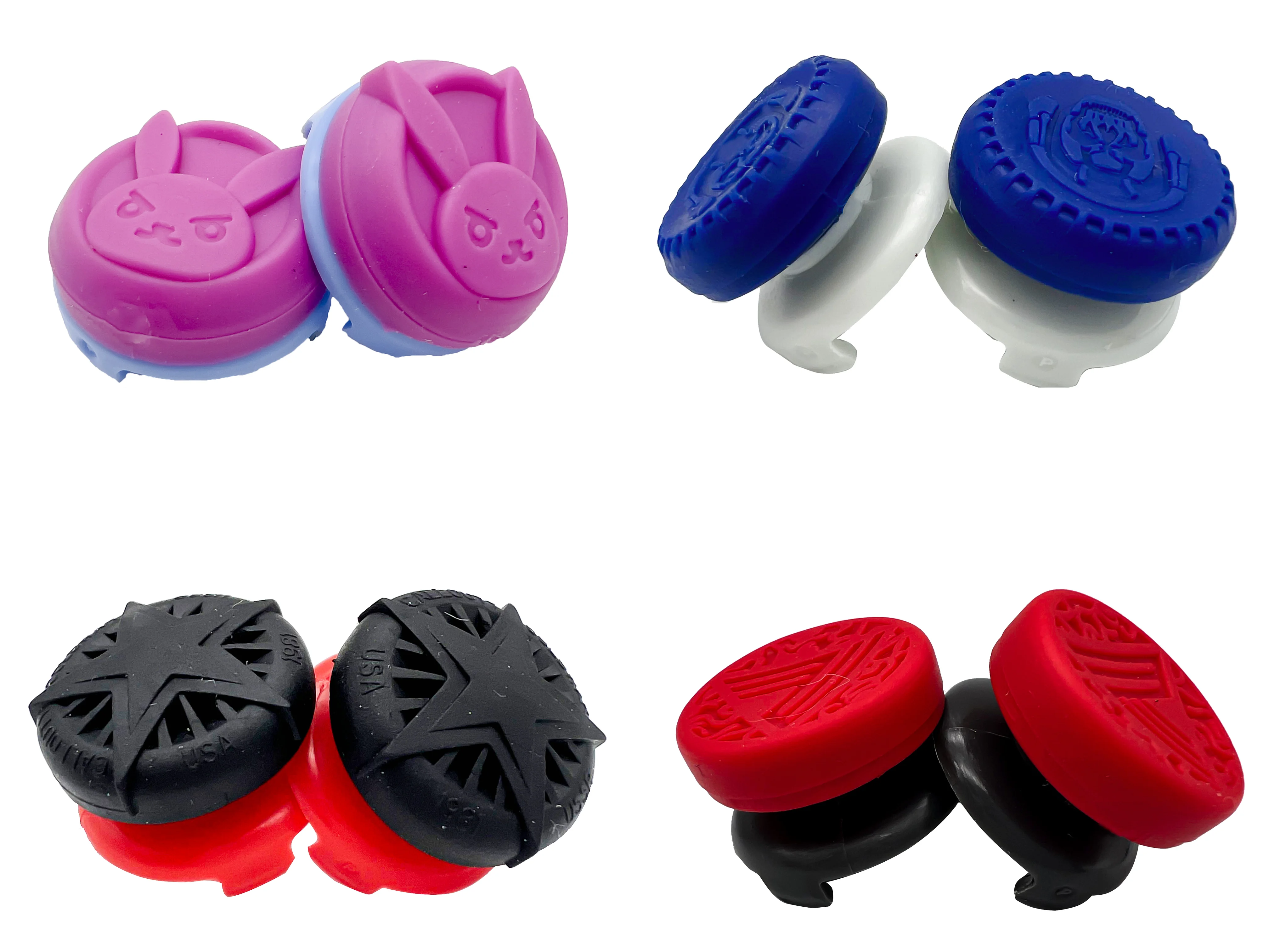 

Hand Grip Caps for PlayStation 4 (PS4) Joystick Grip Performance Thumb Grips for Xbox One Controller High-Rise and Mid-Rise