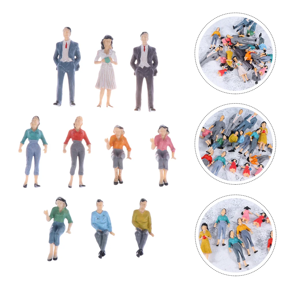 

Miniature People Figurines Tiny People Figures Family People Dollhouse Figures Scale Model Trains Architectural Figures