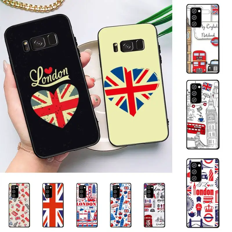 

Britain UK flag London Phone Case For Samsung Galaxy Note 10Pro 20ultra cover for note 20 note10lite M30S