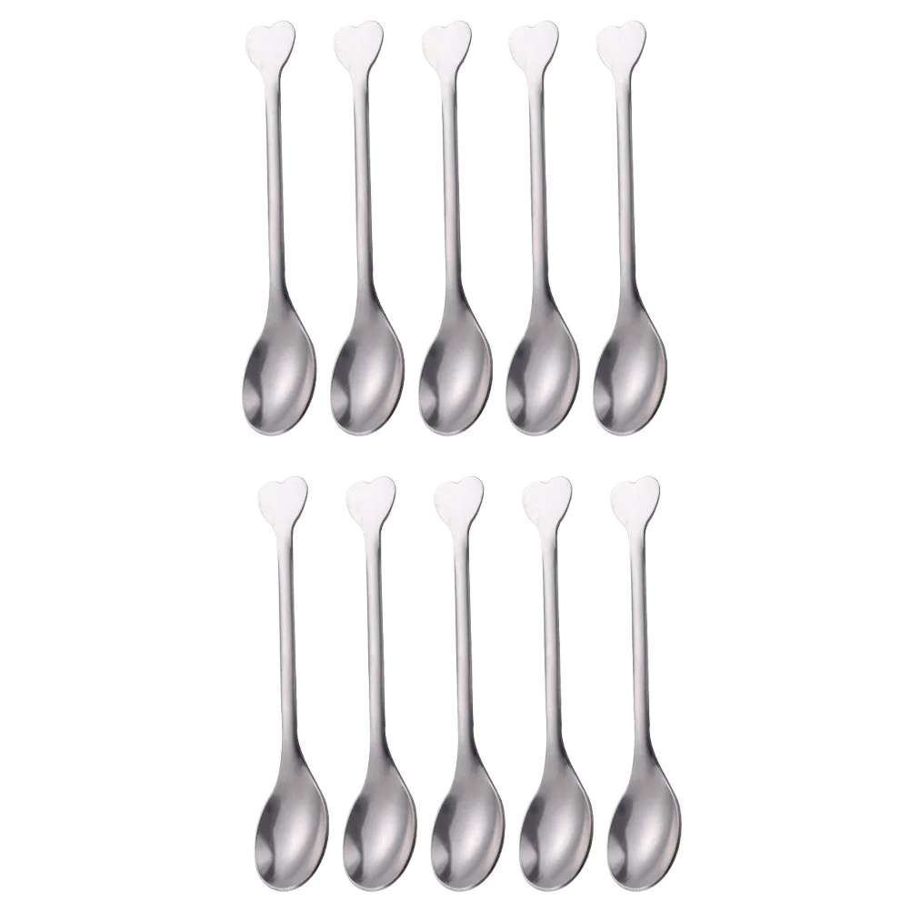 

Spoon Spoons Stirring Tea Ice Creamserving Handle Steel Coffee Stainless Restaurant Dessert Cocktail Espresso Sugar Appetizer