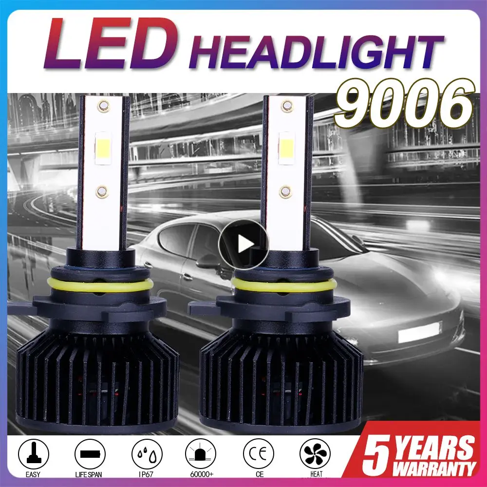 

6000k Auto Headlight Led Lamps Strong Heat Dissipation Easy To Install White Car Fog Light Car Supplies Car Led Headlight Ip68