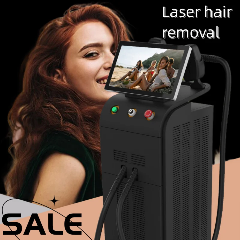 

2023 3 Wavelength Titanium Diode Laser Hair Removal 2000W 755nm 808nm 1064nm Epilator Professional Machine