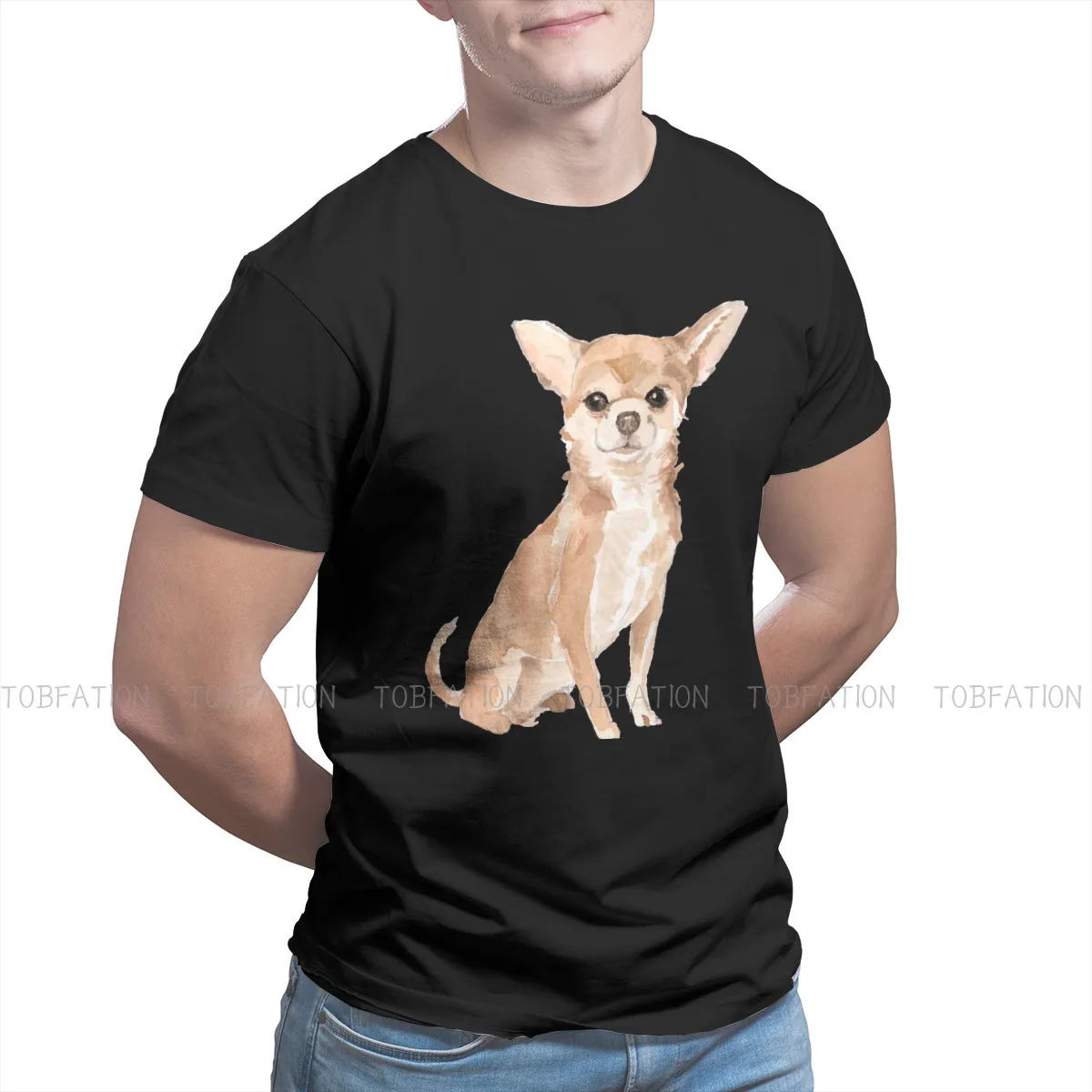 

Симпатичная Оригинальная футболка для любителей домашних животных чихуахуа, модная мужская одежда, горячая распродажа