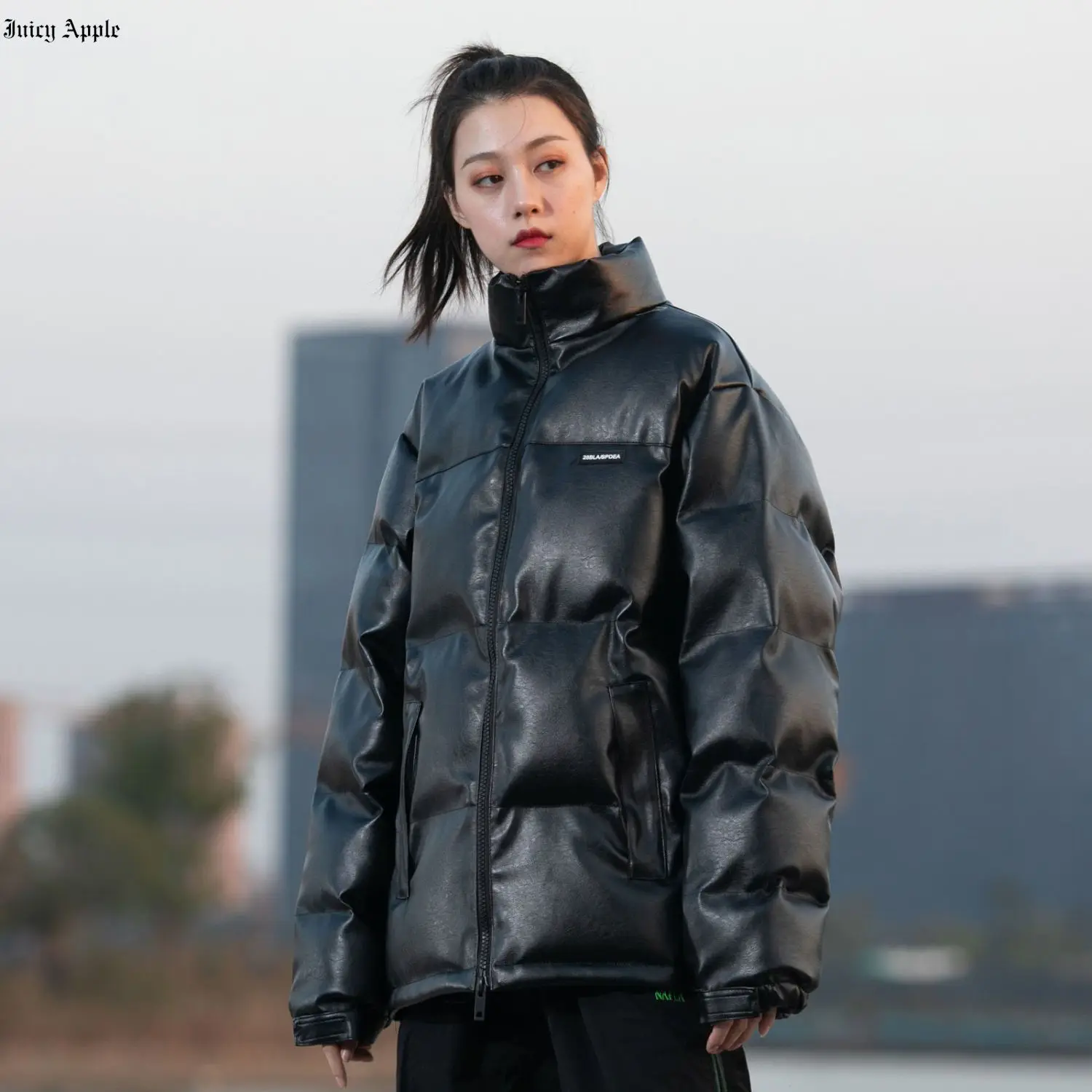 Winter Jacket Women 2022 Long Sleeve Loose Solid Zipper Pockets Coats Thick Warm Parkas Fashion Casual Outwear Female Clothing