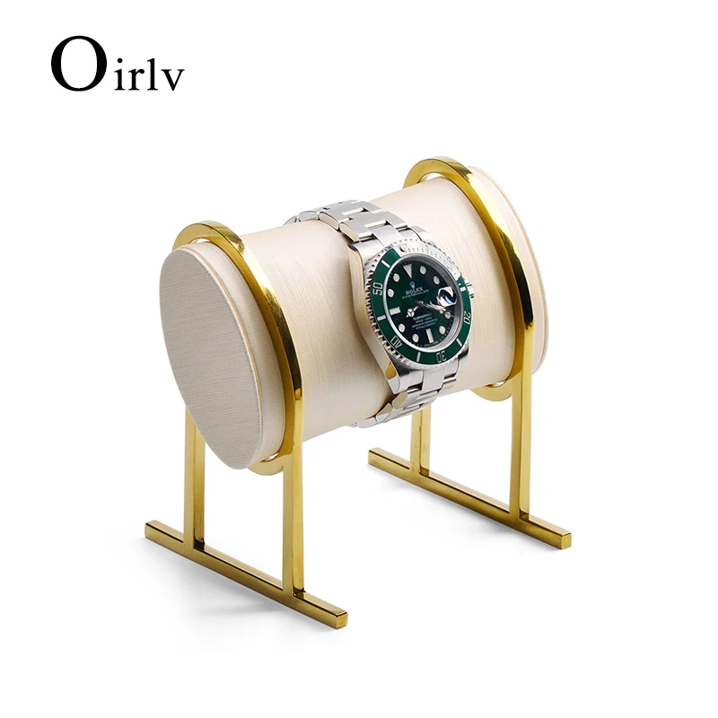 

Металлический дисплей для часов Oirlv с подушкой из микрофибры, органайзер для ювелирных изделий, демонстрация ювелирных изделий