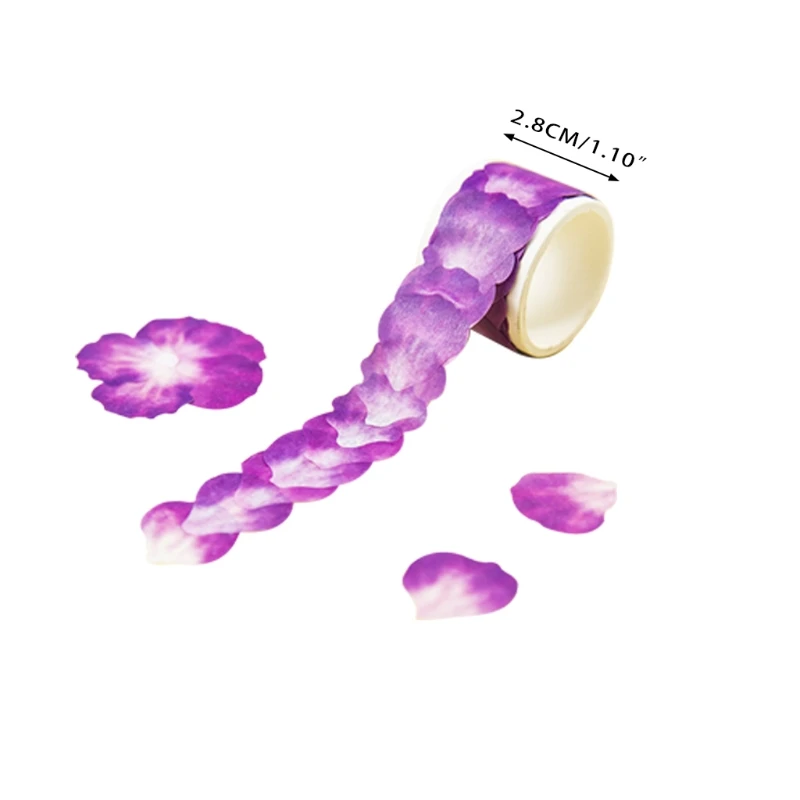 Изысканная бумажная лента Washi Цветочная фотография отлично подходит для