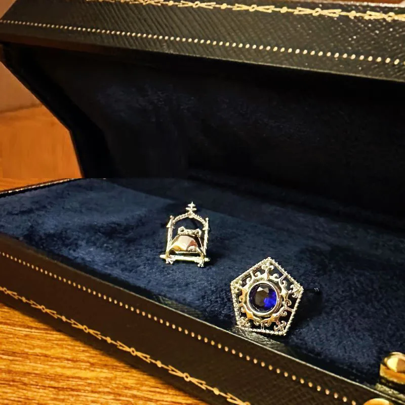 Harry Potter Celebri Peripheral Ear Studs [Chocolate Frog Cute Version] Cartoon Animation Earrings