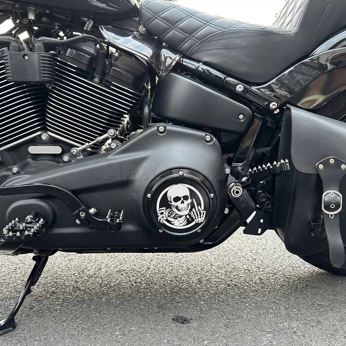 Крышка механизма сцепления (таймера) для мотоциклов Harley Softail Street Bob, Fat Bob, Slim Fat Boy, Breakout 114 (2019 г. и новее) (art.: 3920ca5ea584c) - 3920ca5ea584c