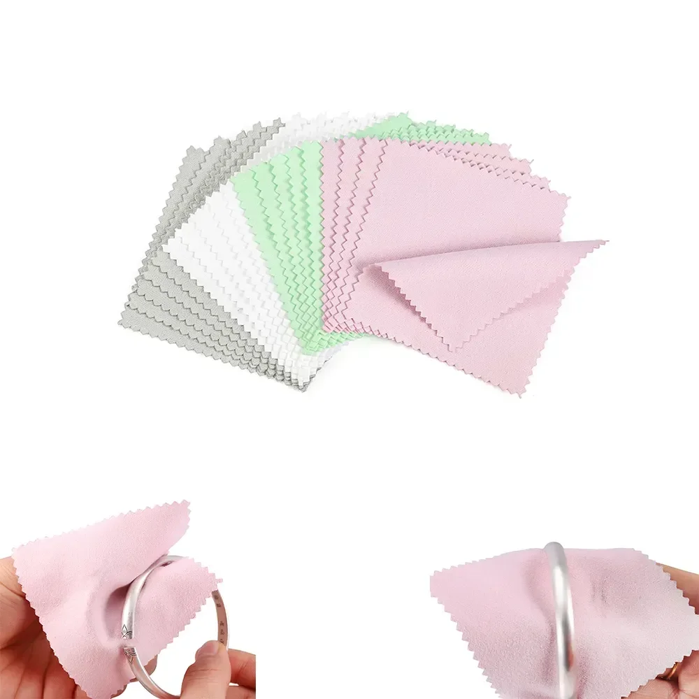 

Polish Polishing Cloth Silver Color Cleaning Polishing Cloth Soft Clean Wipe Wiping Cloth For Silver Gold Jewelry Tool