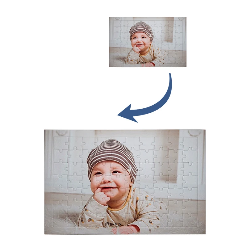 Индивидуальный собственный пазл с фотопечатью оптовая продажа индивидуальный A4