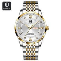 qingxiya mens business casual stainless steel men quartz wristwatches male clock waterproof watch man fashion relogio masculino