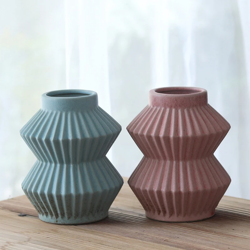 Оригами художественная керамическая ваза украшение для дома выставочный зал