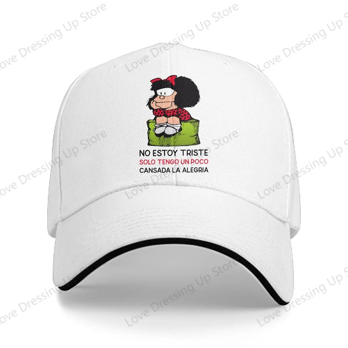 New Men Women Baseball Caps Mafalda Quino Comics Truck Driver HatRunning Hats