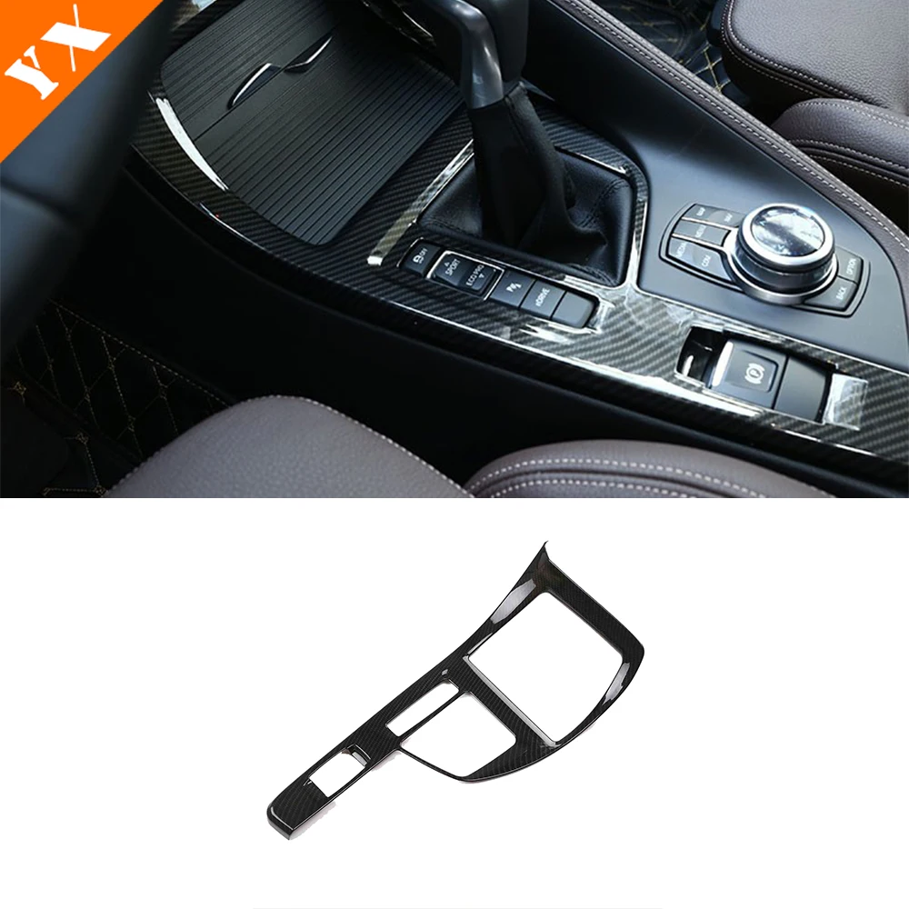 

Пластиковые карбоновые наклейки для украшения интерьера автомобиля, защитные наклейки для BMW X1 F48 2016 2017 2018 2019