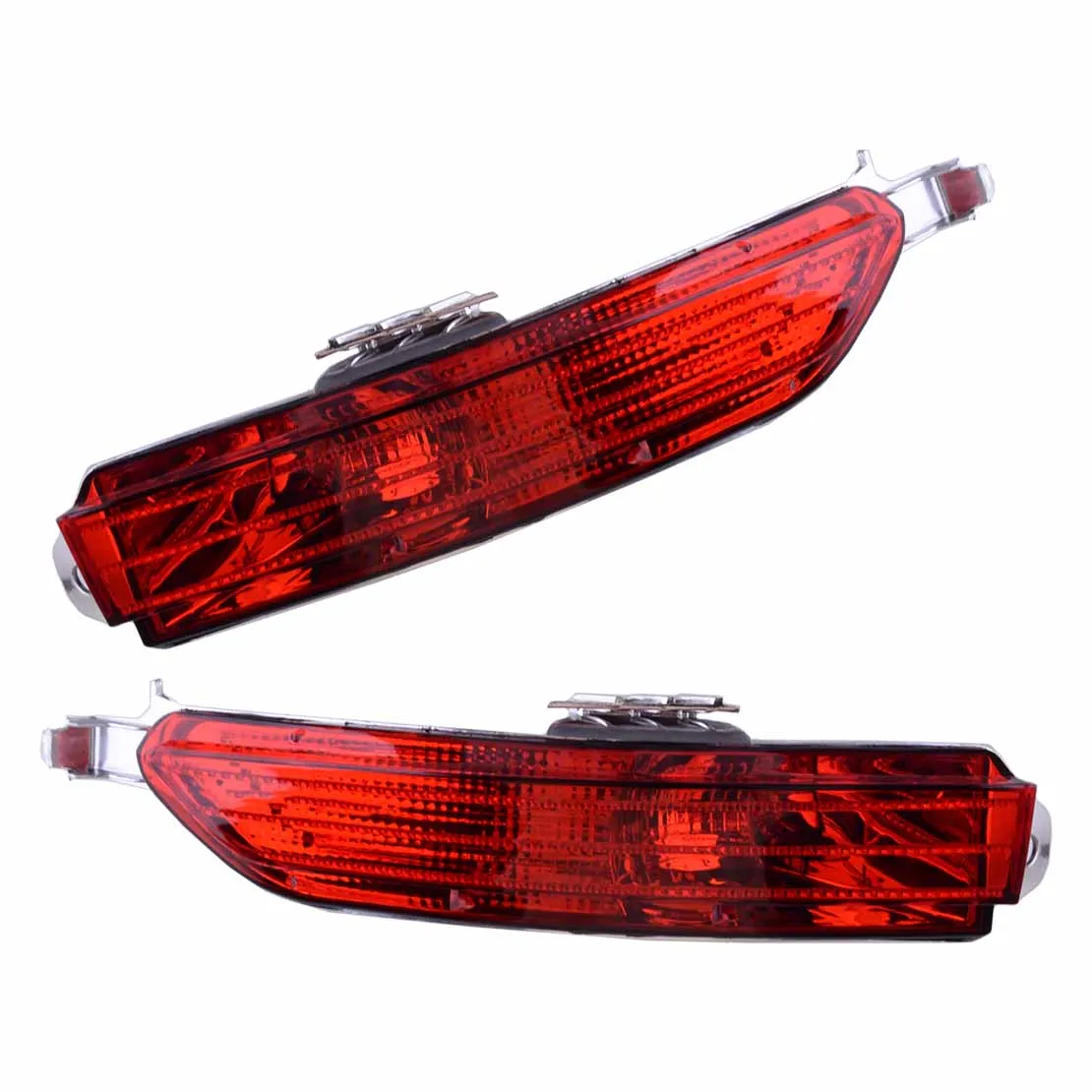 

7P6945702E 1 Pair Rear Left & Right Bumper Lamp Reflector Light Lens 7P6945701E Fit for VW Touareg Typ 7P Pre-facelift 2011-2014